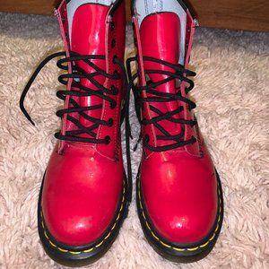 Red Doc Martens- SIZE 7